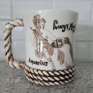Vintage Lucy's Mug Aquarius 1984